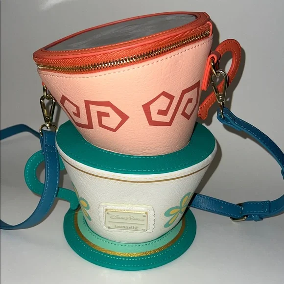 Loungefly Disney Parks Alice in Wonderland Teacups Crossbody Bag - Picture 1 of 3